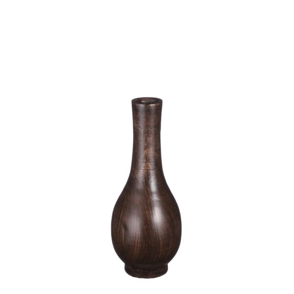 Pyke vaza t.smeđa - h35xd13cm