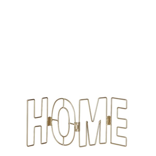 Dekoracija HOME zlatna - l36xw13cm