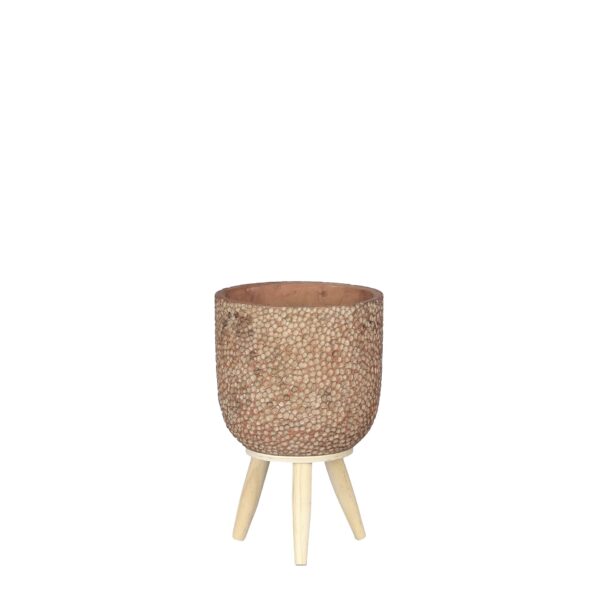 Lexy tegla na postolju t.crvena - h19xd12,5cm