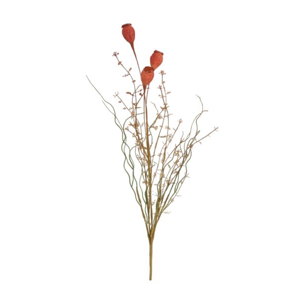 Suho cvijeće poppy sv. roza - l60xd5cm