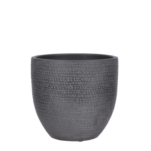 Carrie tegla crna - h22xd24cm