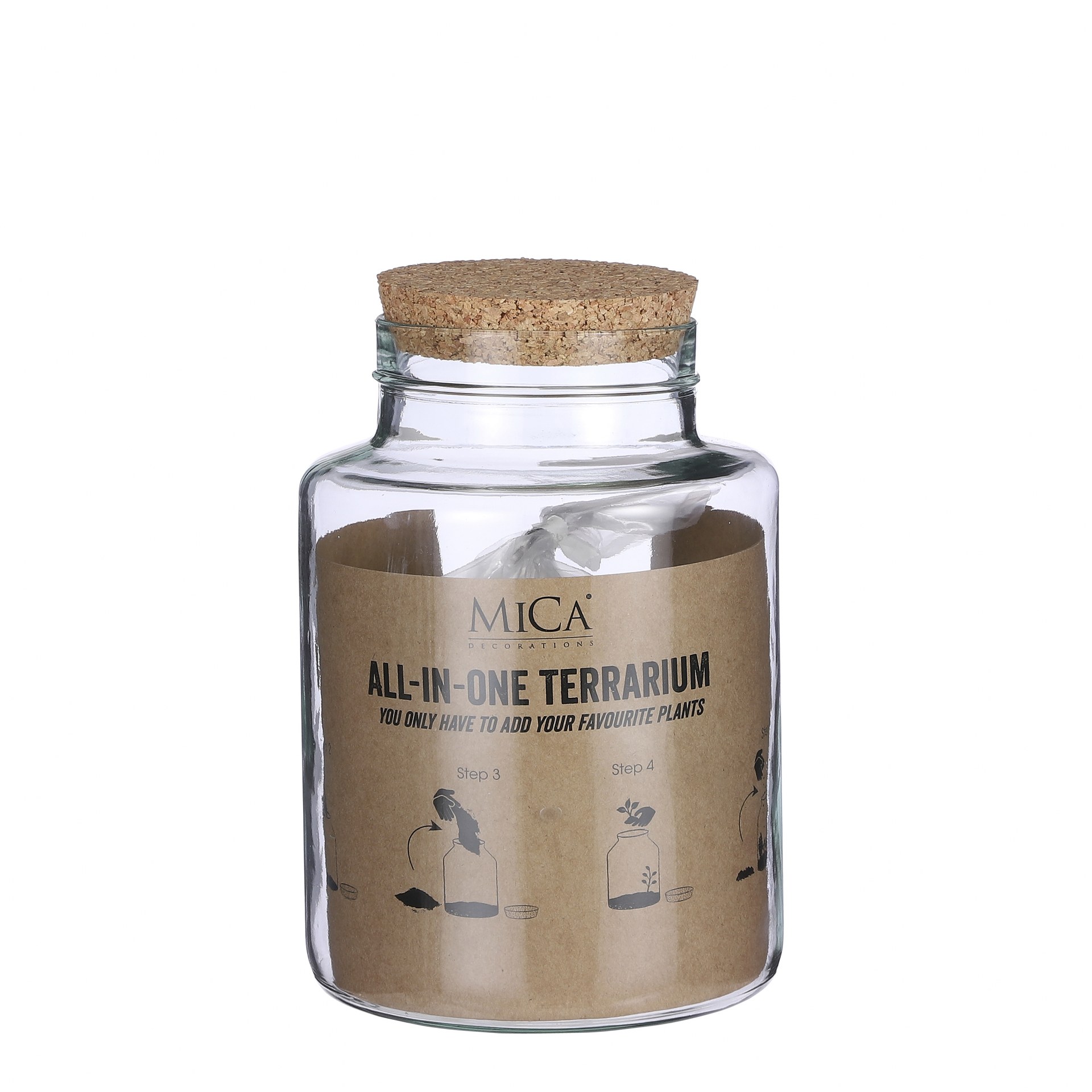 Terrarium staklo - h20xd14,5cm Terrarium staklo - h20xd14,5cm
