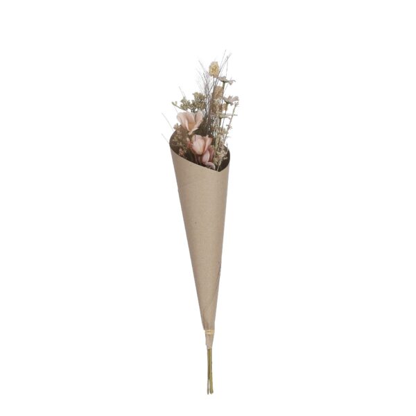 Suho cvijeće buket sv.roza - l61xd10cm
