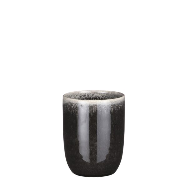 Tabo šalica crna - h10xd7,5cm