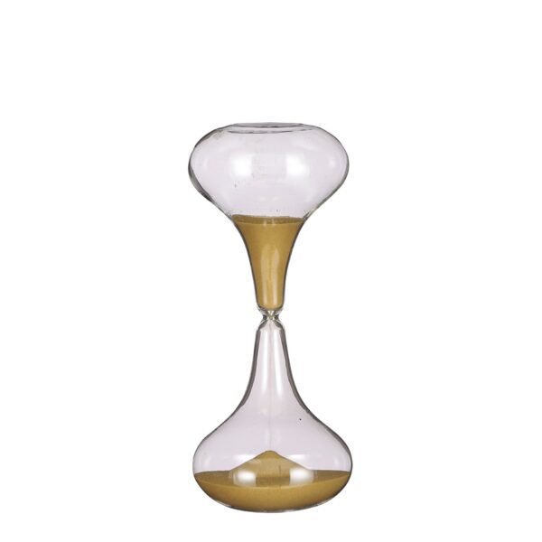 Pješčani sat zlatna - h21xd9cm