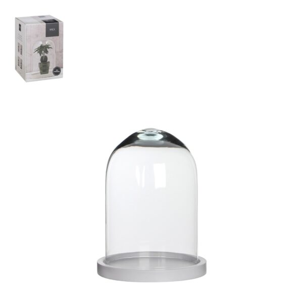 Hella posuda staklo bijela - h23xd17cm