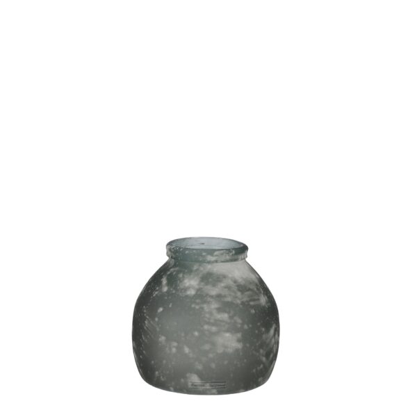 Pilar vaza recikl.staklo anthracite - h20xd21cm