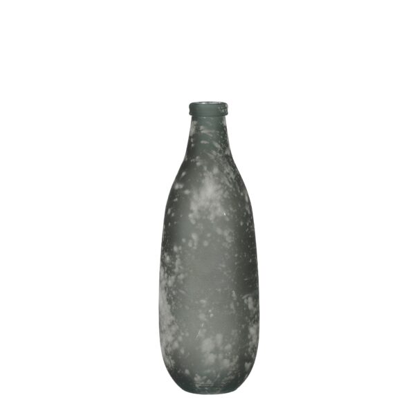 Pilar vaza recikl.staklo anthracite - h40xd15cm