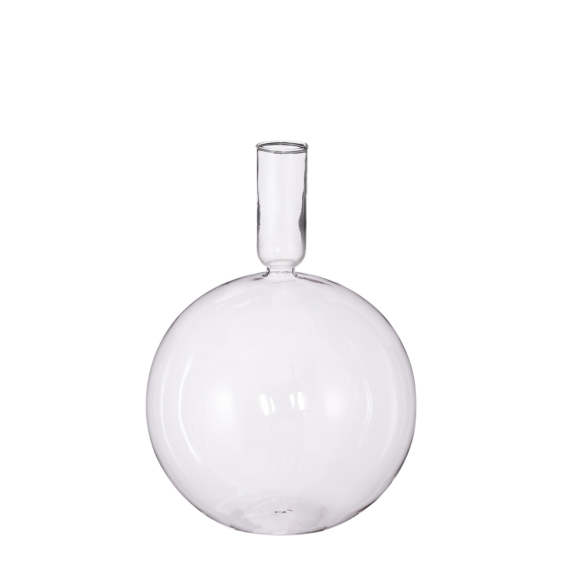 Nisa vaza staklo sv.ljubičasta - h21xd15cm Nisa vaza staklo sv.ljubičasta - h21xd15cm