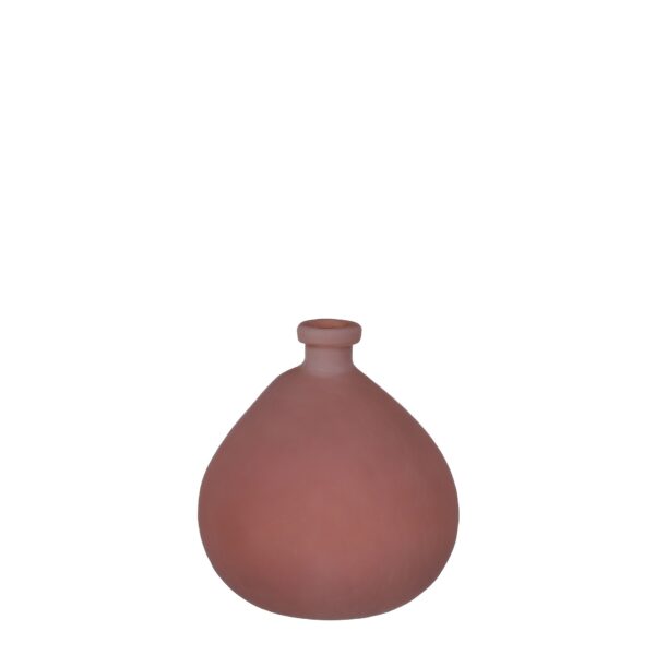 Cocco vaza staklo terra - h23xd21cm