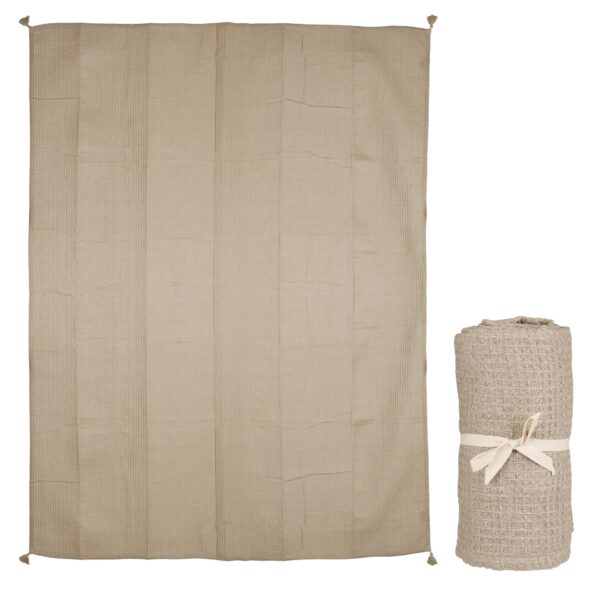 Lorenzo prekrivač taupe - l170xw130cm