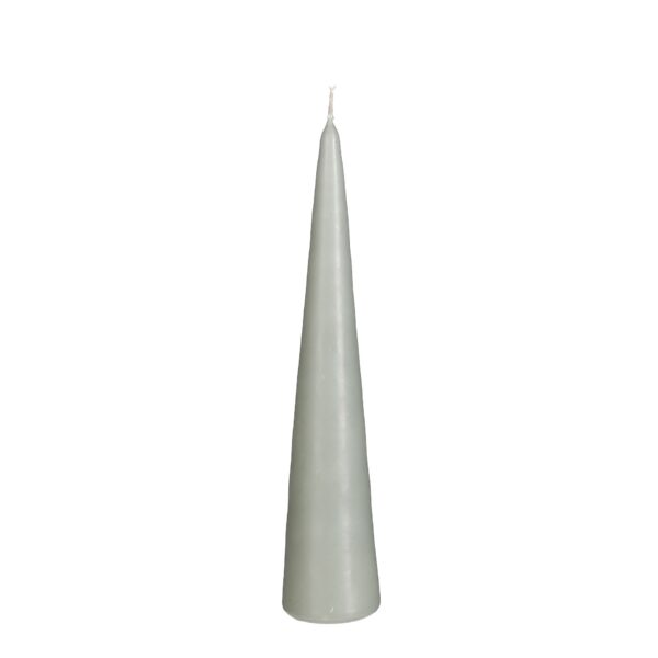 Cone svijeća zelena - h25xd5cm