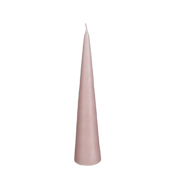 Cone svijeća mauve - h25xd5cm