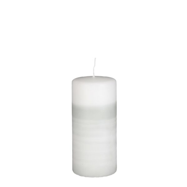 Dip-dye svijeća zelena - h15xd6,8cm